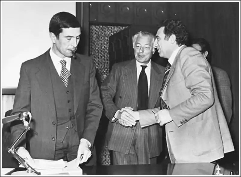 MARCO VITALE CON GIANNI AGNELLI 