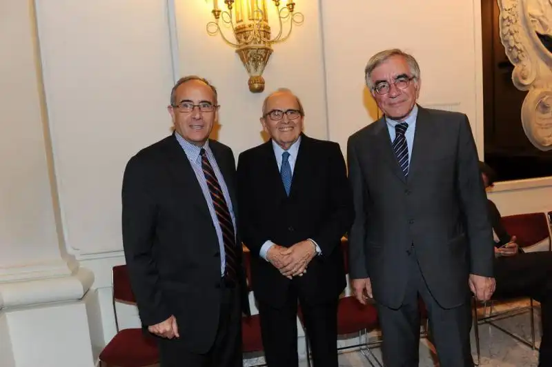 Massimo Franco Vittorio Merloni e Angelo Scelzo 