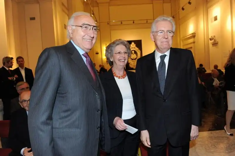 Pippo Baudo Elsa e Mario Monti 