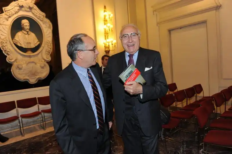 Pippo Baudo e Massimo Franco 