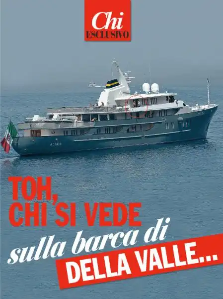 SANTORO DELLA VALLE E ROSSELLA SULLO YACHT 