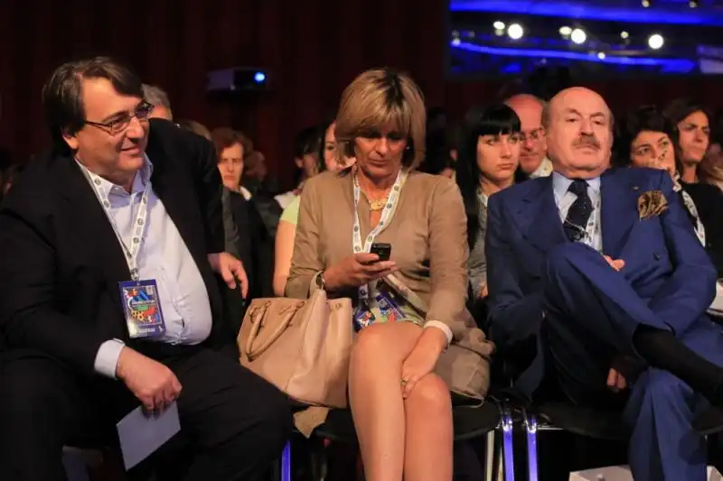 Roberto Napoletano, Donatella Treu e Benito Benedini 