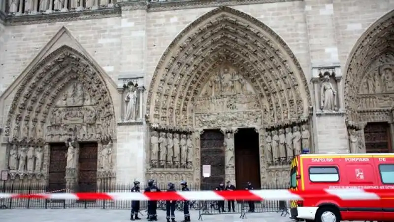 Suicidio choc a Notre Dame 