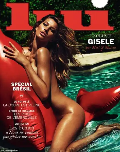 Gisele Bundchen su Lui Magazine 