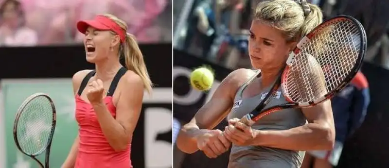 CAMILLA GIORGI E MARIA SHARAPOVA 