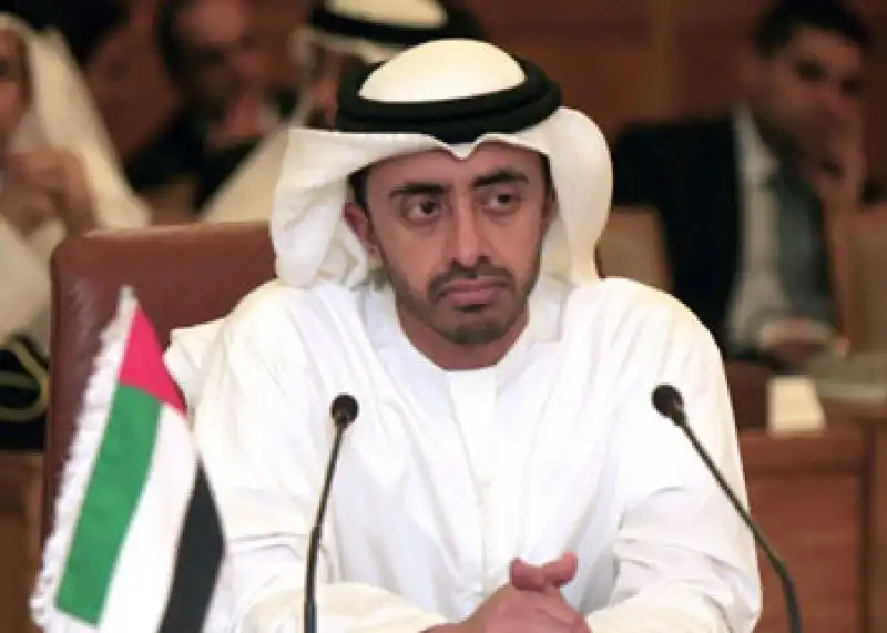 ABDULLAH bin Zayed Al Nahyan.