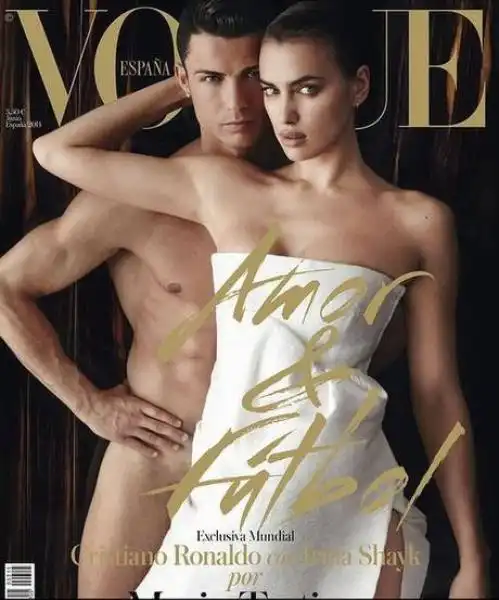 Christiano e Ronaldo su Vogue 