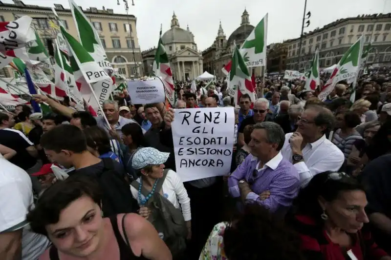 COMIZIO RENZI ROMA 