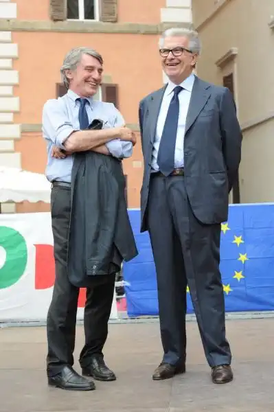 David Sassoli e Luigi Zanda 