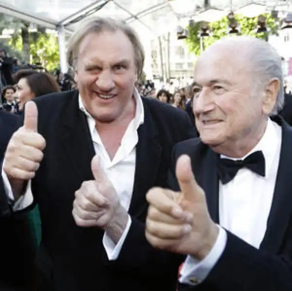 depardieu e sepp blatter a cannes 