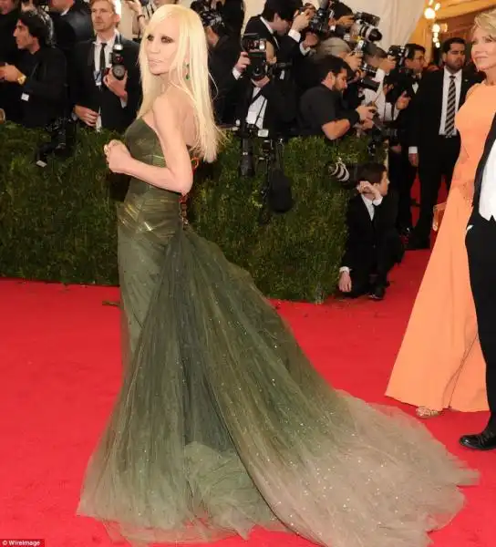 Donatella Versace al MET 