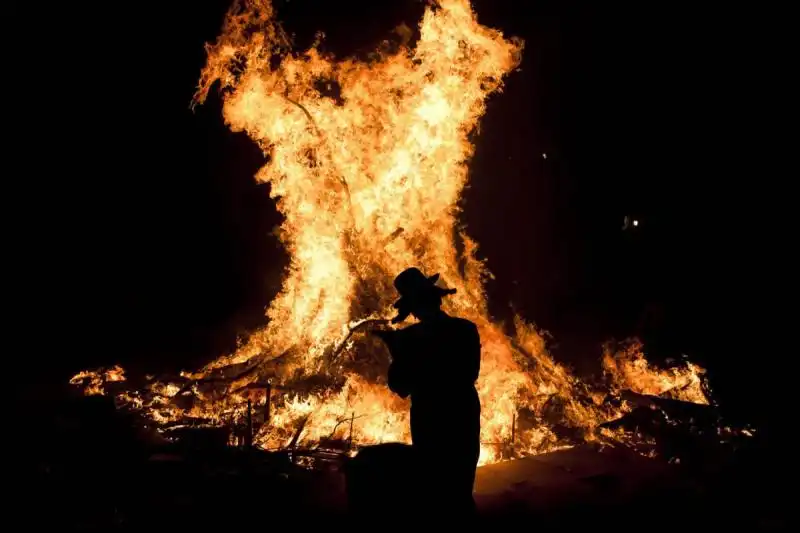 festa ultraortodossa a Gerusalemme 