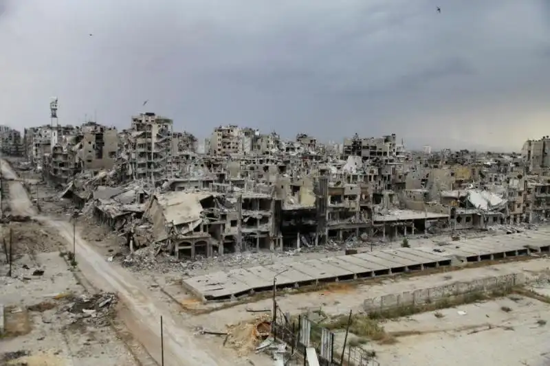 Homs in macerie 