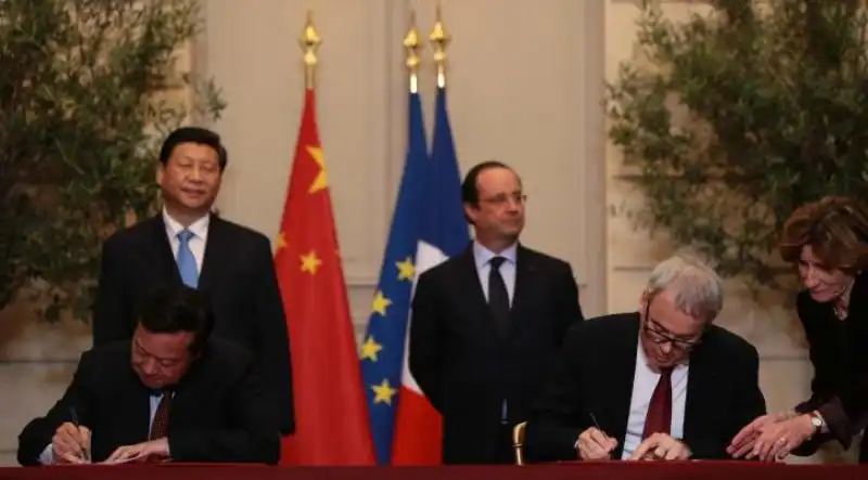 xi jinping hollande 