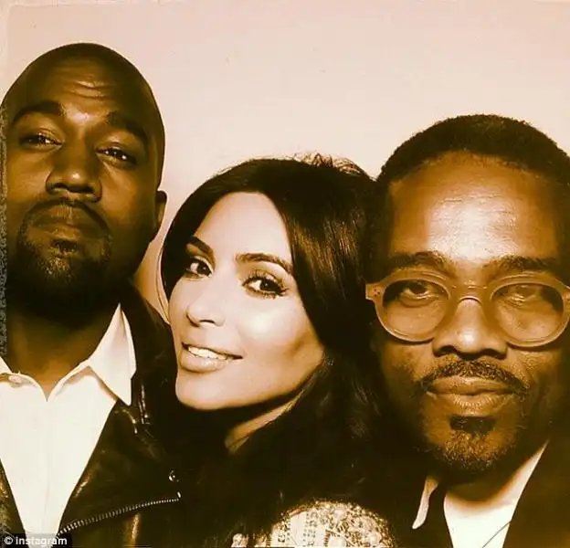 Kim Kanye e foto con invitati 