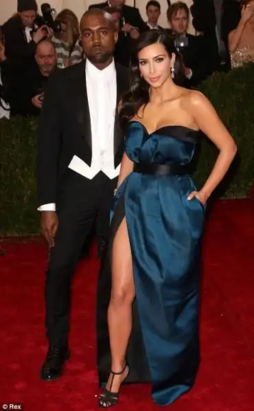 Kim Kardashian con Kanye West 