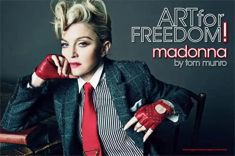 MADONNA UOMO VOGUE 