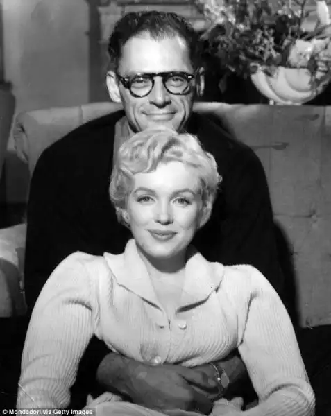 Marilyn con Arthur Miller 