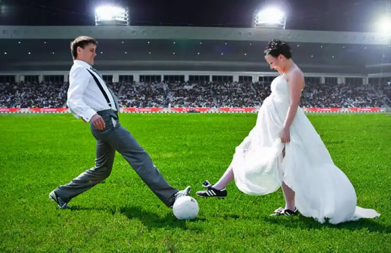 MATRIMONIO ALLO STADIO 