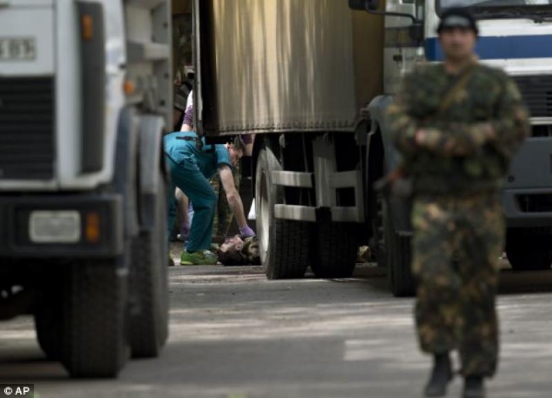 UN MILIZIANO FILORUSSO UCCISO A DONETSK DOPO L ATTACCO DELL ESERCITO UCRAINO