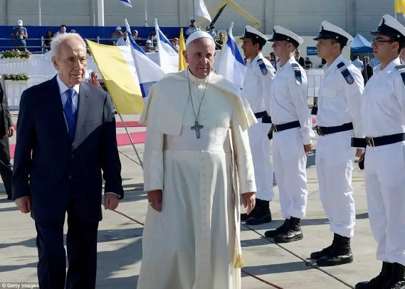 Papa Francesco e il Presidente Peres a Tel Aviv 