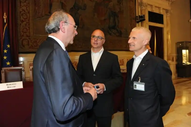 Premio Guido Carli Federico Ghizzoni Grande e Andrea Illy 