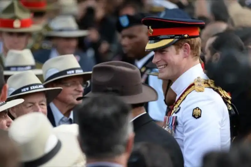 IL PRINCIPE HARRY A MONTECCASSINO 