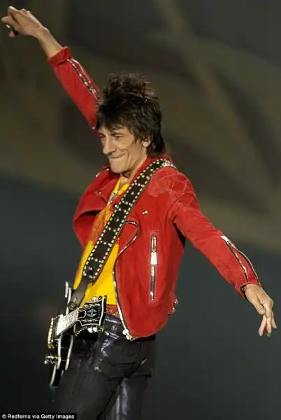 RONNIE WOOD E IL CONCERTO DEI ROLLING STONES A OSLO 