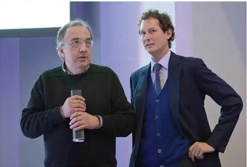 SERGIO MARCHIONNE E JOHN ELKANN 