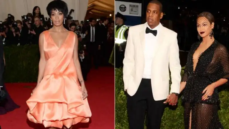 solange jay z beyonce al met gala 