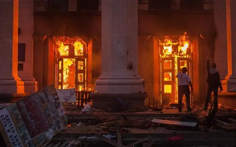 UCRAINA SCONTRI A ODESSA 