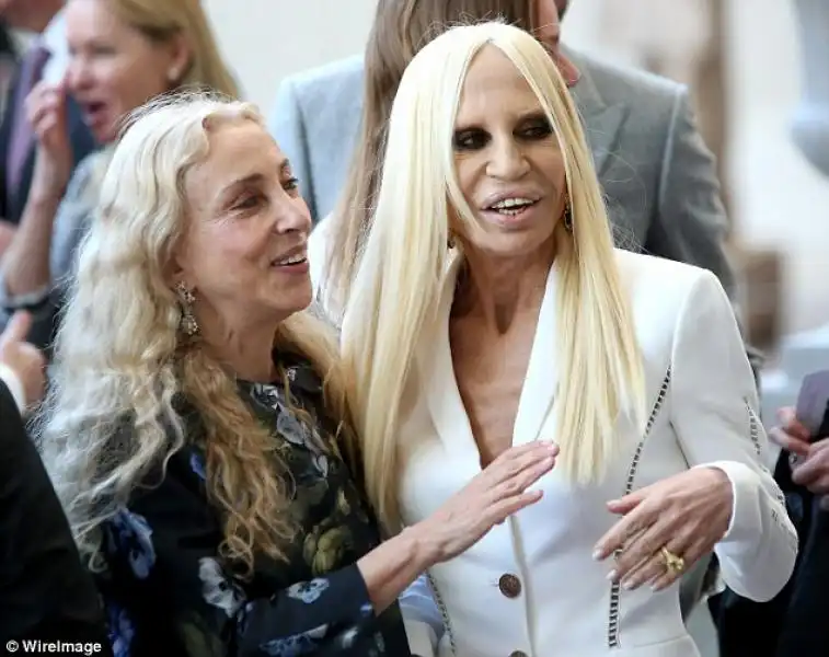 La Versace con Franca Sozzani 