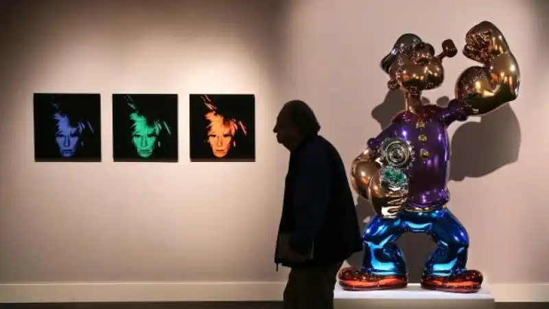 warhol e koons in asta