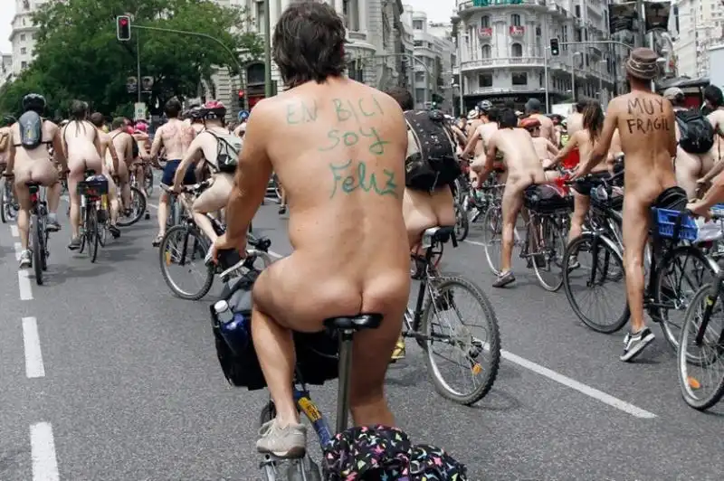 Worls Naked Bike a Madrid 