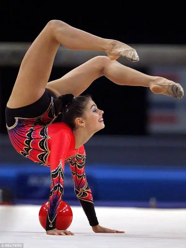 alina durante un'esibizione