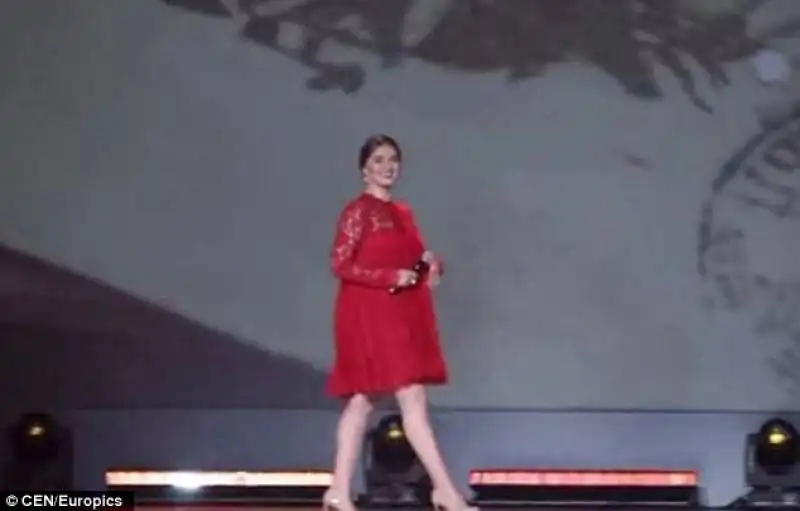 alina sul palco