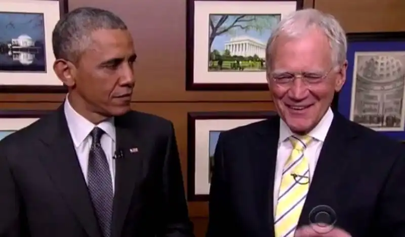 barack obama david letterman