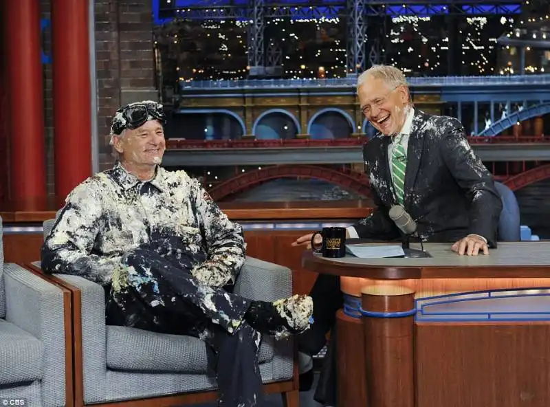 bill murrey primo e ultimo ospite di letterman