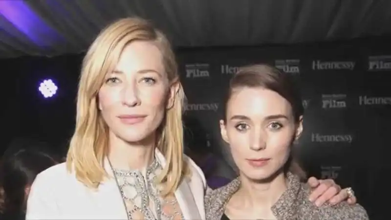 cate blanchett and rooney mara on the 