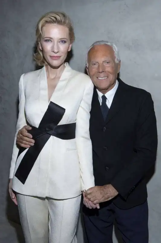 cate blanchett e giorgio armani