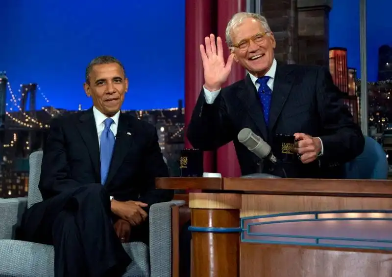 david letterman barack obama 2012