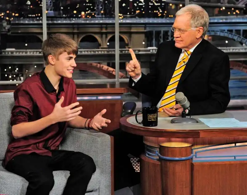 david letterman justin bieber 2011