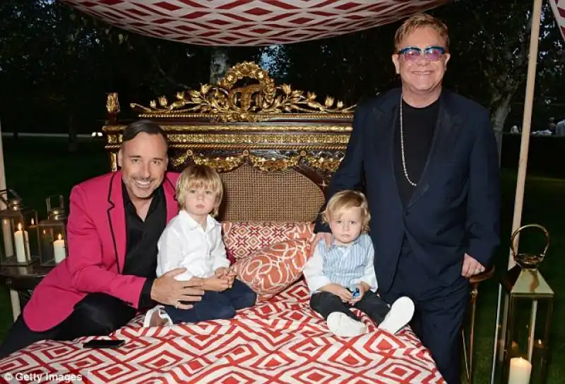 elton john coi figli zachary e elijah