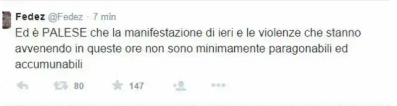 FEDEZ TWEET 1