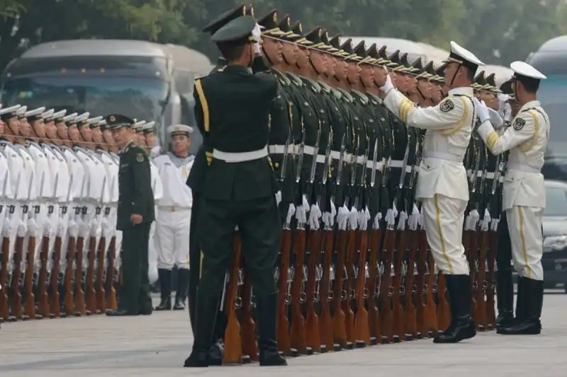 guardia d onore a pechino