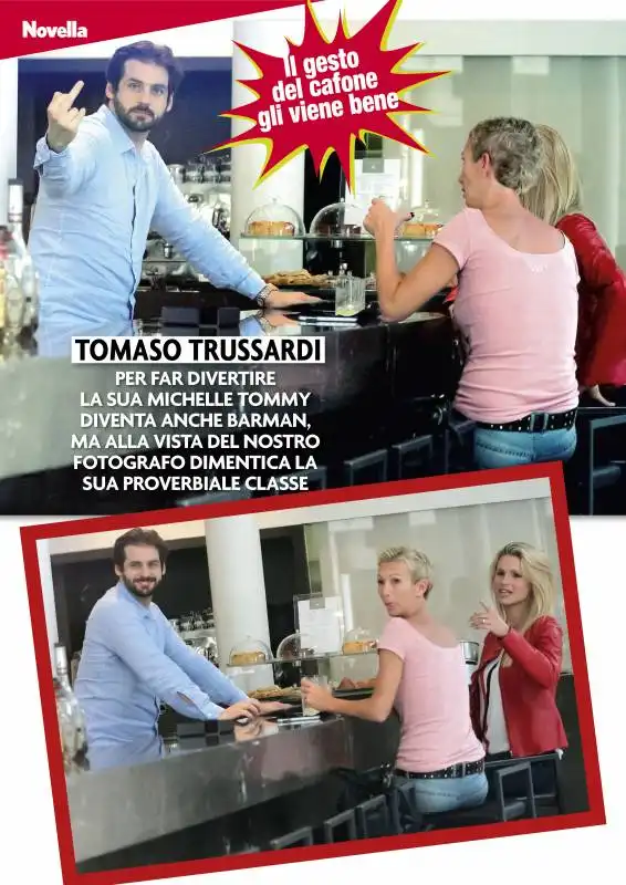 IL DITO MEDIO DI TOMASO TRUSSARDI