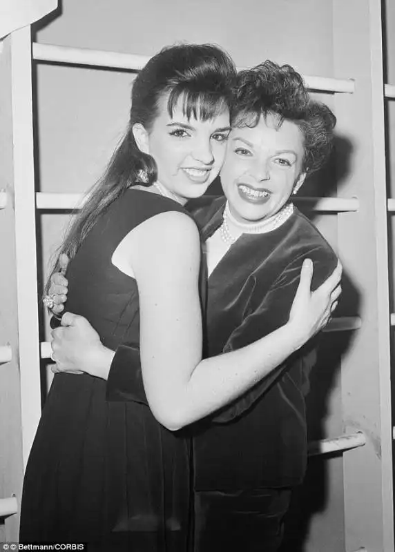 judy garland e sua figlia liza minelli