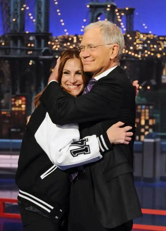 julia roberts con letterman