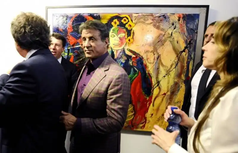 la mostra di pittura di sylvester stallone  2