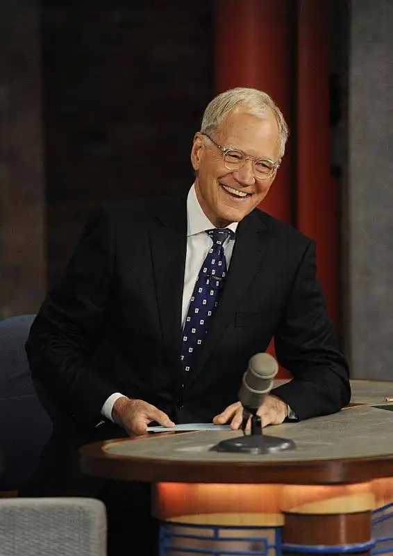 letterman in studio